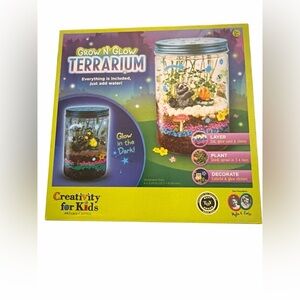 Creativity for Kids Grow 'n Glow Terrarium Kit NEW Sealed Box